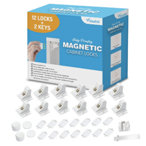 Toddler Adhesive Magnetic Cabinet Locks