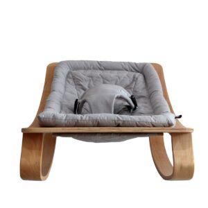 Natural Beech Tree Baby Rocker Crib